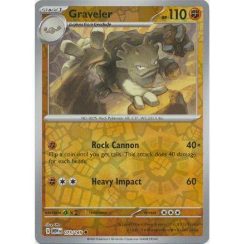 Pokemon MEW075/165 | Graveler
