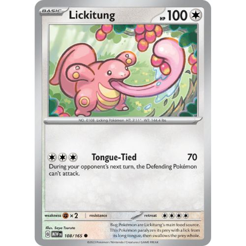 Pokemon MEW108/165 | Lickitung