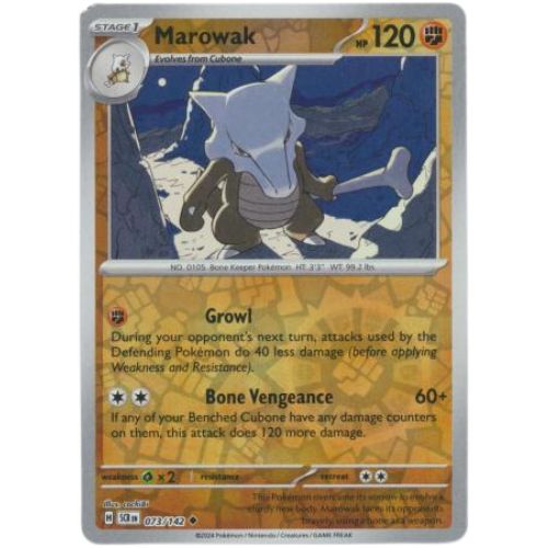 Pokemon SCR073/142 | Marowak