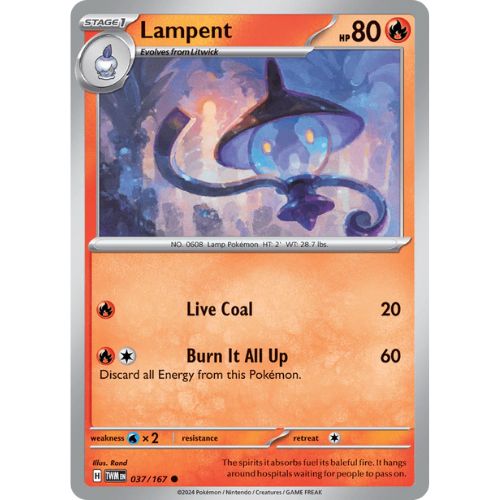 Pokemon TWM037/167 | Lampent
