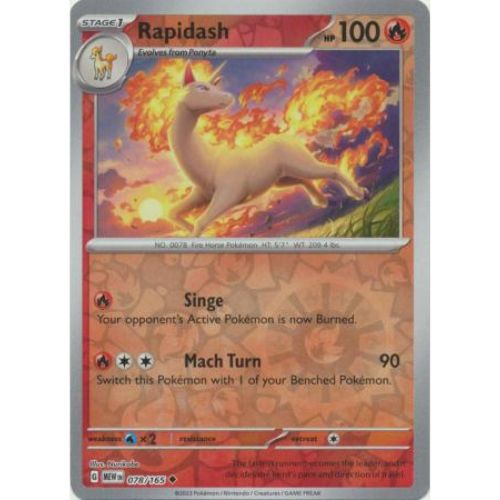 Pokemon MEW078/165 | Rapidash