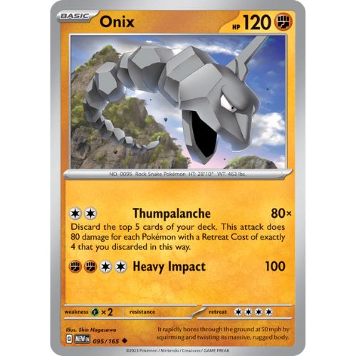 Pokemon MEW095/165 | Onix