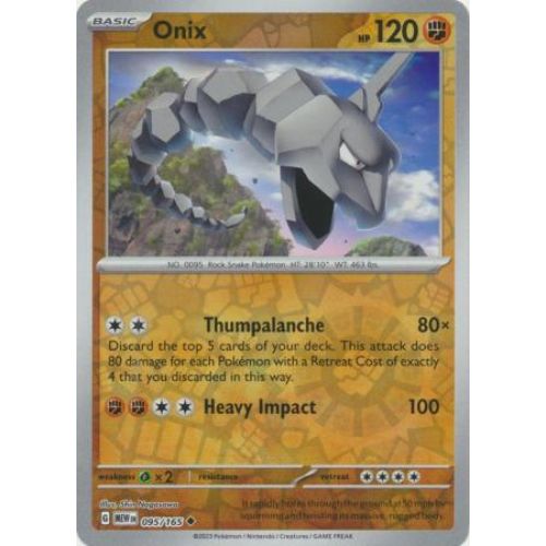Pokemon MEW095/165 | Onix