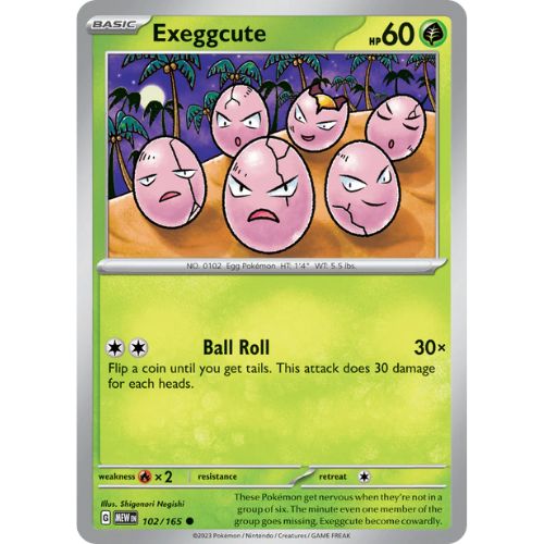 Pokemon MEW102/165 | Exeggcute