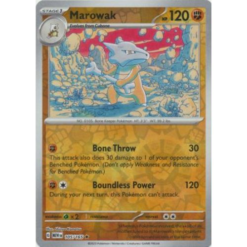 Pokemon MEW105/165 | Marowak