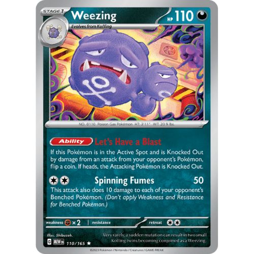 Pokemon MEW110/165 | Weezing