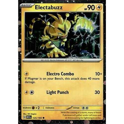 Pokemon MEW125/165 | Electabuzz