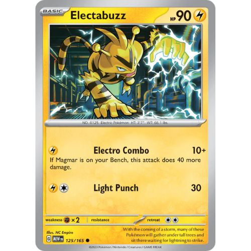 Pokemon MEW125/165 | Electabuzz