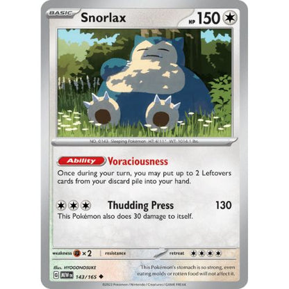 Pokemon MEW143/165 | Snorlax
