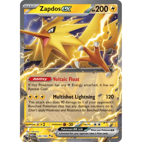 Pokemon MEW145/165 | Zapdos EX