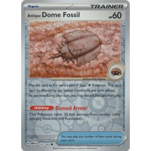 Pokemon MEW152/165 | Antique Dome Fossil
