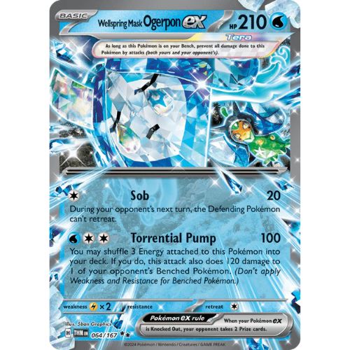 Pokemon TWM064/167 | Wellspring Mask Ogerpon EX