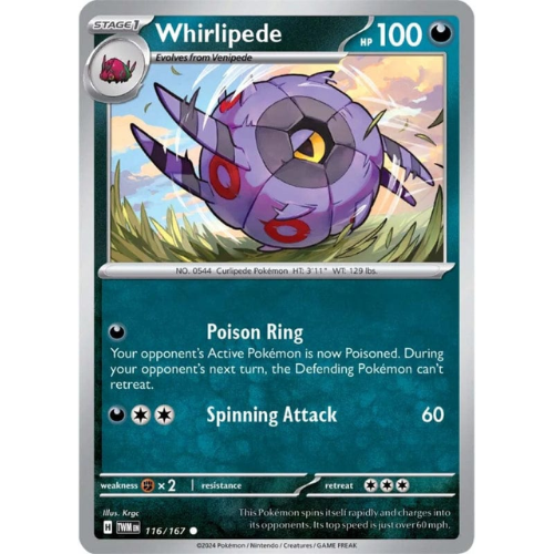 Pokemon TWM116/167 | Whirlipede