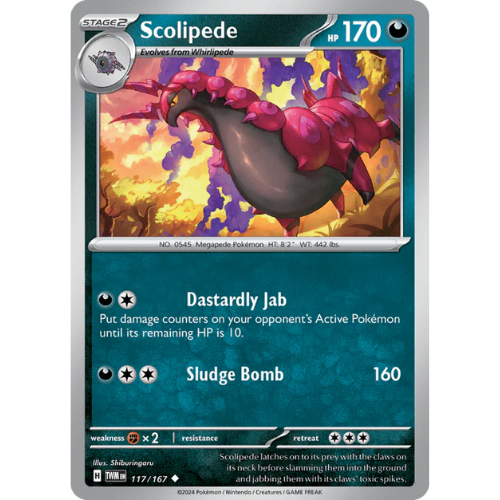Pokemon TWM117/167 | Scolipede