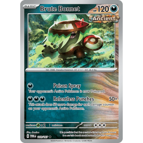 Pokemon TWM118/167 | Brute Bonnet