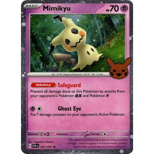 Pokemon TTBB 2024 | Mimikyu (Halloween Stamp)